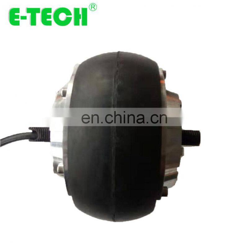 High torque 4.5inch 24V 36V 48V robot hub motor wheel with 1024 optical encoder