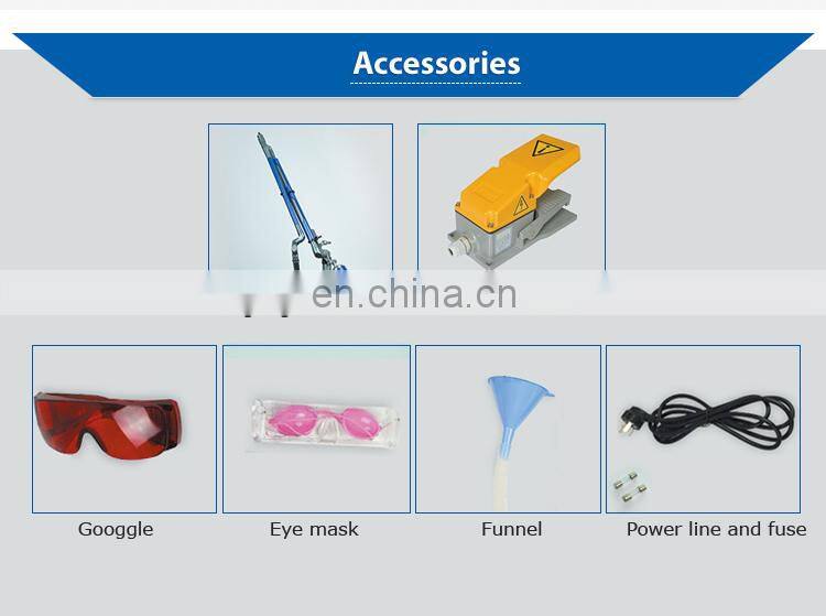 Picosecond tattoo removal laser beauty equipment popular q switched nd yag laser machine for sale