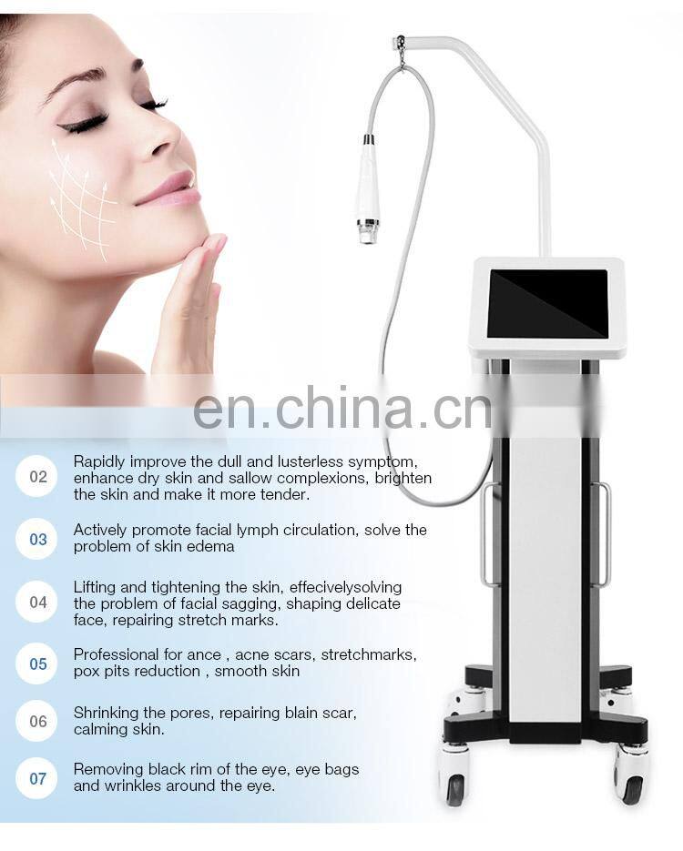 2019 New Fractional RF microneedle System Skin Tightening Machine Anti-wrinkle Stretch Mark Removal Facial Rejuvenation