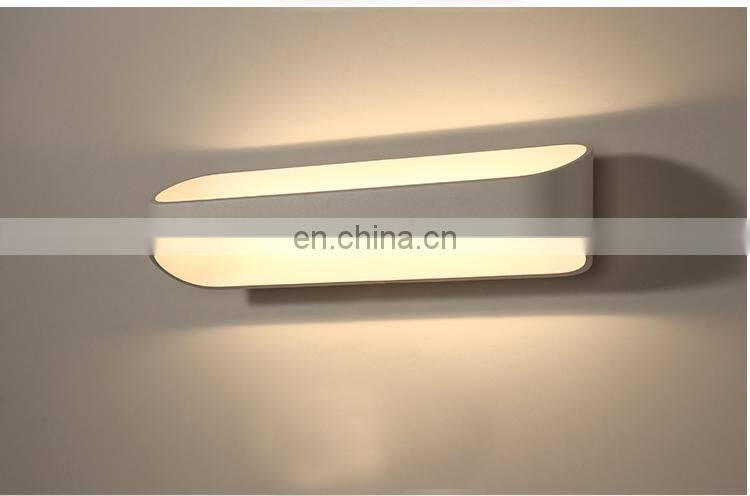 Simple modern Nordic minimalist design led hallway wall light bedside led wall lamps for bedroom