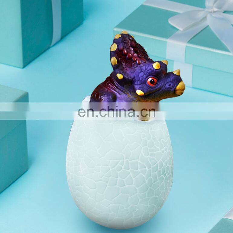 2020 Amazon hot seller kids toy Creative desk lamp3D Dinosaur Egg Night Light with USB Rechargeable