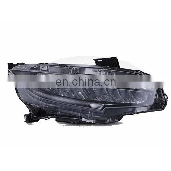 LED Car Headlights for Civic 2016-2018 Full-LED Headlamp Plug and Play for new Civic