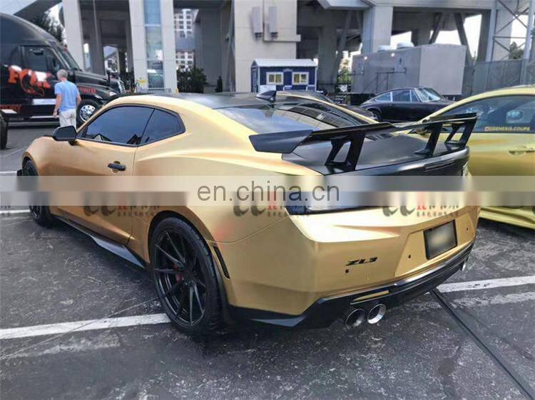 Beautiful Carbon fiber body kit for Chevrolet Camaro in 1LE style wing spoiler trunk spoiler with auto tuning accessories