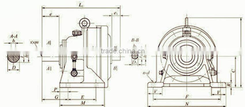 Cycloidal pinwheel reducer with electric motor for wind generator