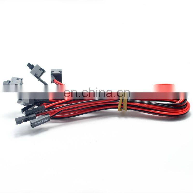 58cm Motherboard Power Push Button Switch Cable Adapter Cord for Desktop PC Computer Reset ON/OFF Switches Connector