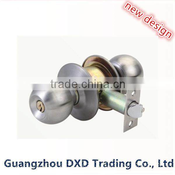 North America polished brass finish tubular entry kwikset weiser key tulip door lock