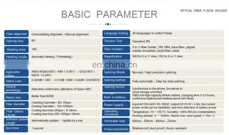 Fusion Splicer fttx ,Optical Fiber Fusion Splicing Machine AI-7