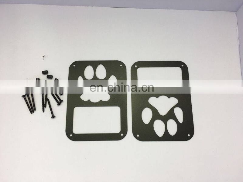 J216 for jeep for wrangler JK headlight taillight parking light bracket cover for Jeep grille