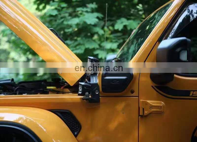 4x4 Offroad Lamp Holder For Jeep Wrangler JL Accessories Auto A Pillar Light Bracket