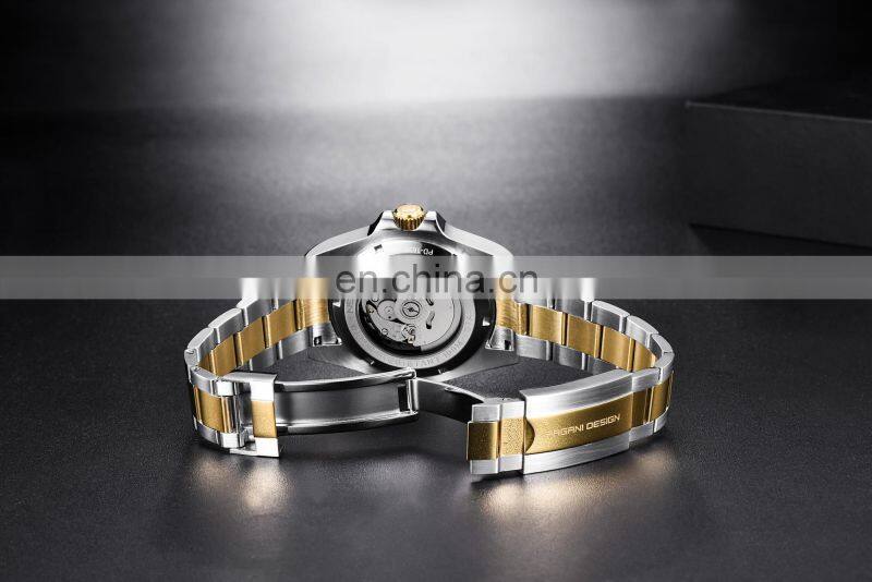 Pagani Design 1639 High quality men stainless steel watches analog custom logo water resistant automatic mechanical watch