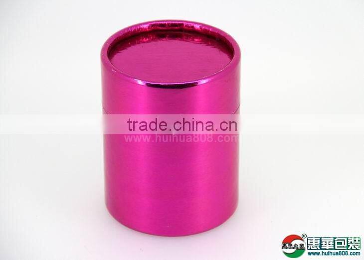 iridescent paper tube packaging