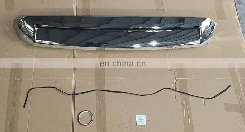 MAICTOP car accessories car hood engine grille for tundra chromed trim 2018-2021