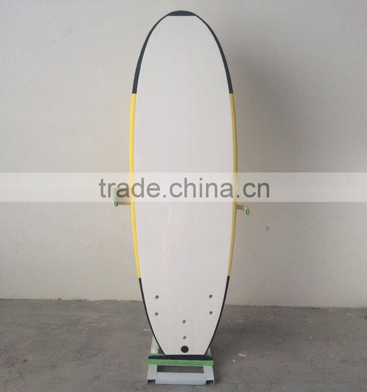 Colorful EVA top soft board thruster fin soft board