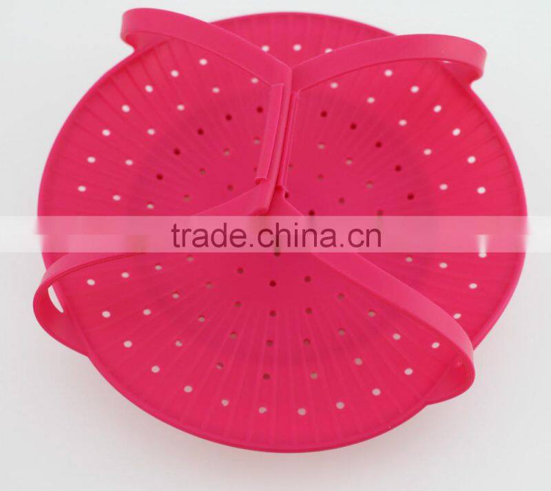 Food Silicone Steamer with Handles Corn Steamer