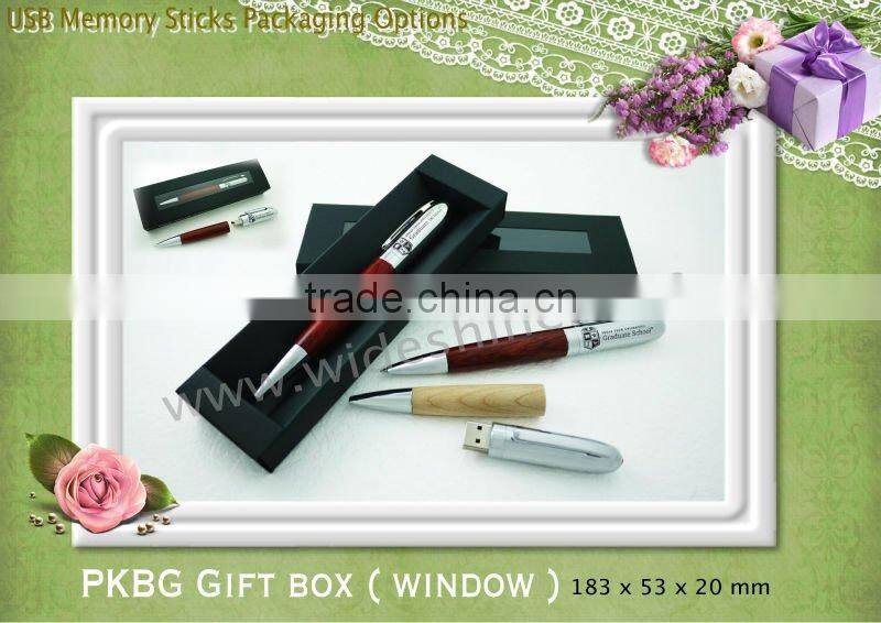 Best electronic Christmas gifts 2014 , wooden pen usb flash drive with ball pen