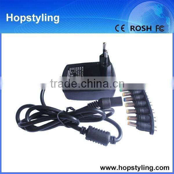 wall charger EU Standard AC Plug 12V 8A 8 tips CE approved Wall charger for phone/laptop charger