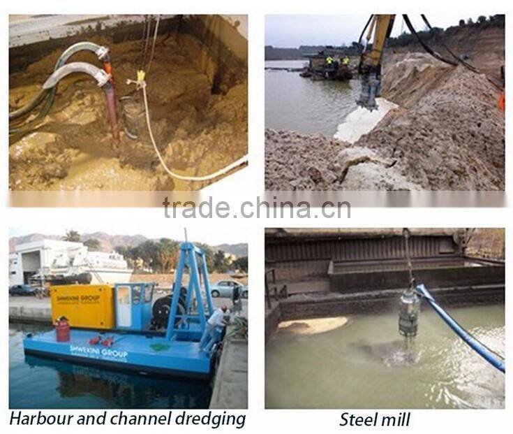 Non-clog submersible sewage dredging pump