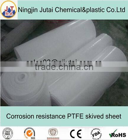 100% virgin material 8-80mm thick Teflon stock PTFE sheet
