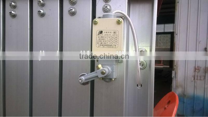 6 meters hydraulic telescopic adjustable single mast aluminum one man lift