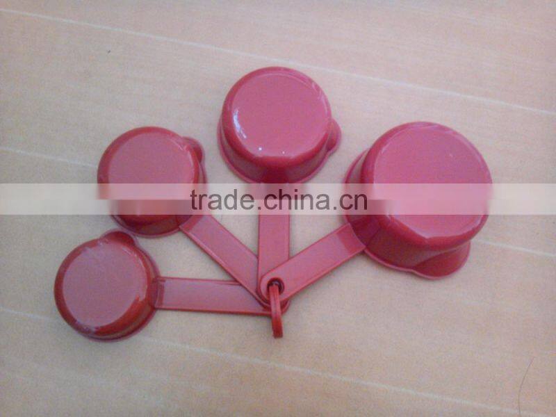 2016 CUSTOM print 4pcs cheap Plastic Measuring Spoon