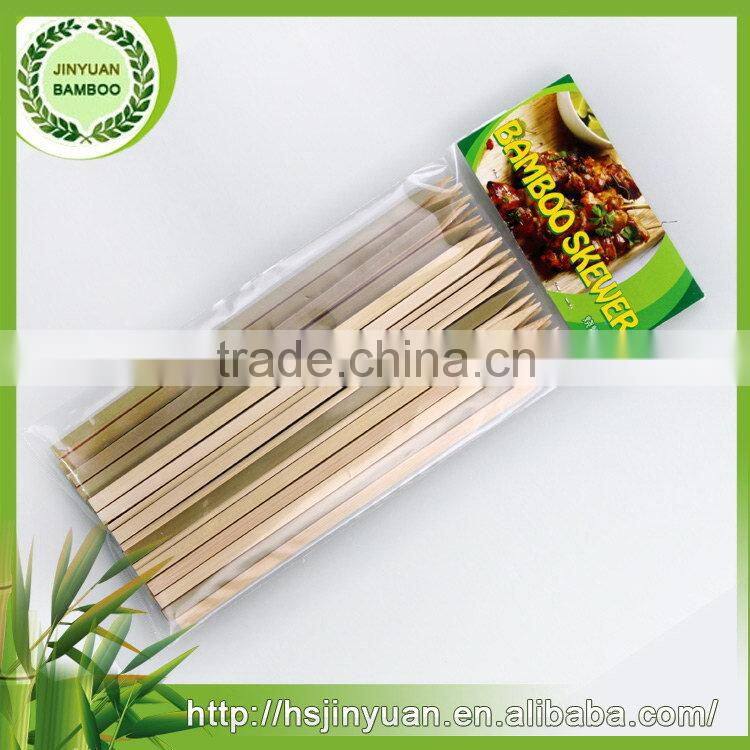 Natural healthy good quality bulk wholesale bamboo skewer flat
