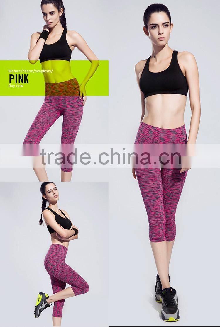 2015 Hot Selling Women Polyester Spandex Printed Legging Custom