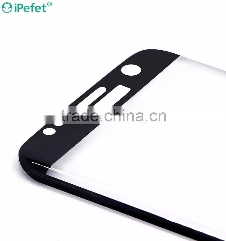 High Quality Curved Full Protector Anti-Fingerprint Tempered Glass Screen Protector For Samsung Galaxy S7 Edge