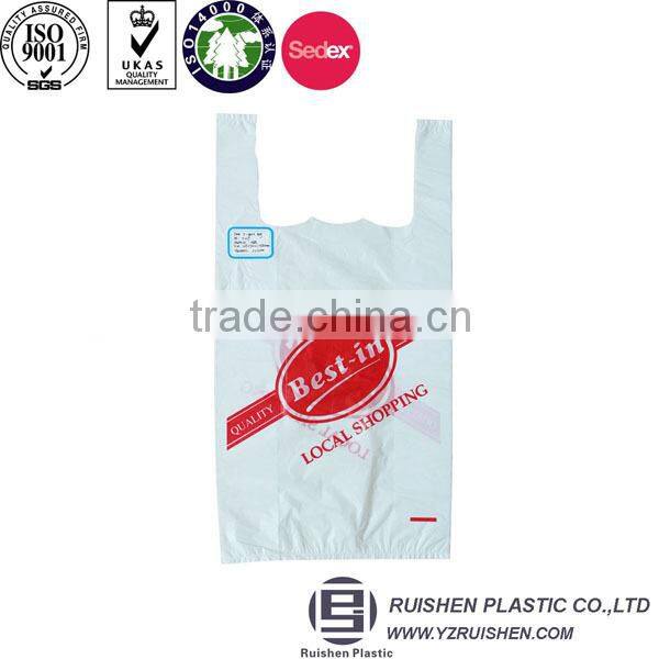 Colorful HDPE T-shirt Packing Bag Customized Size