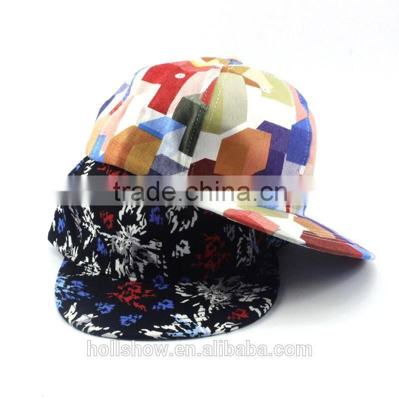 2016 Summer New Plaid Pattern Printed Man Women Hiphop Flat Cap