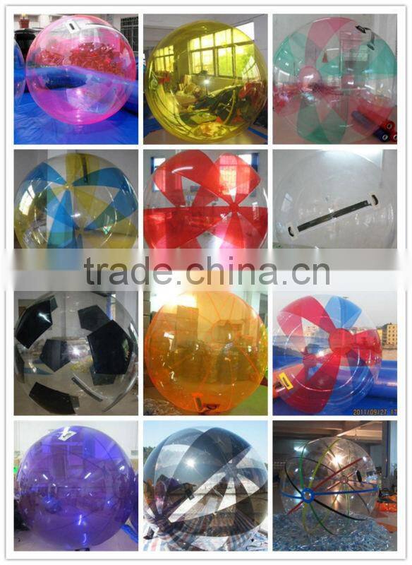 Red PVC and TPU inflatable water ball / water walking balls for sale