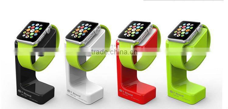 Most fashion china supplier authentic charging lazy brake ABS display A pple watch stand