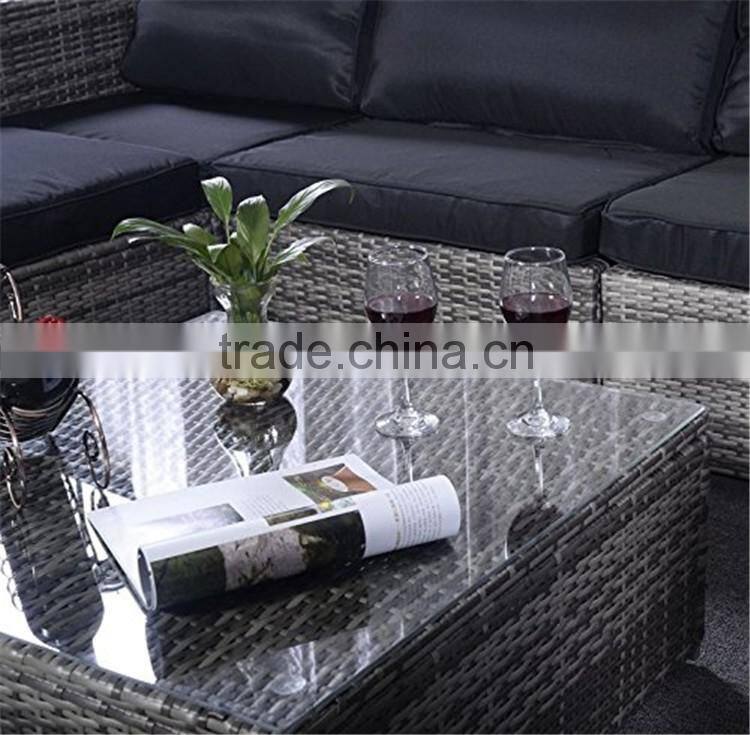 Garden Classic New Model Living Room Sofa Furniture Sets New Design Wicker Outdoor Rattan Sofa