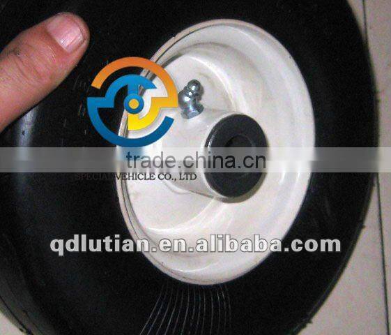 garden trailer wheel, tubeless rubber wheel