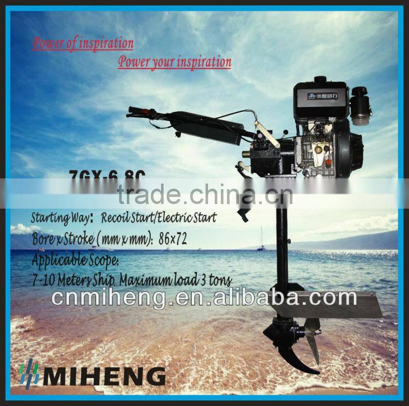 7GX-6.8C MIHENG boat motor 9 hp