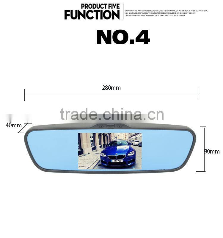 Car rearview mirror camera dvr,rearview mirror spy camera,car rearview camera