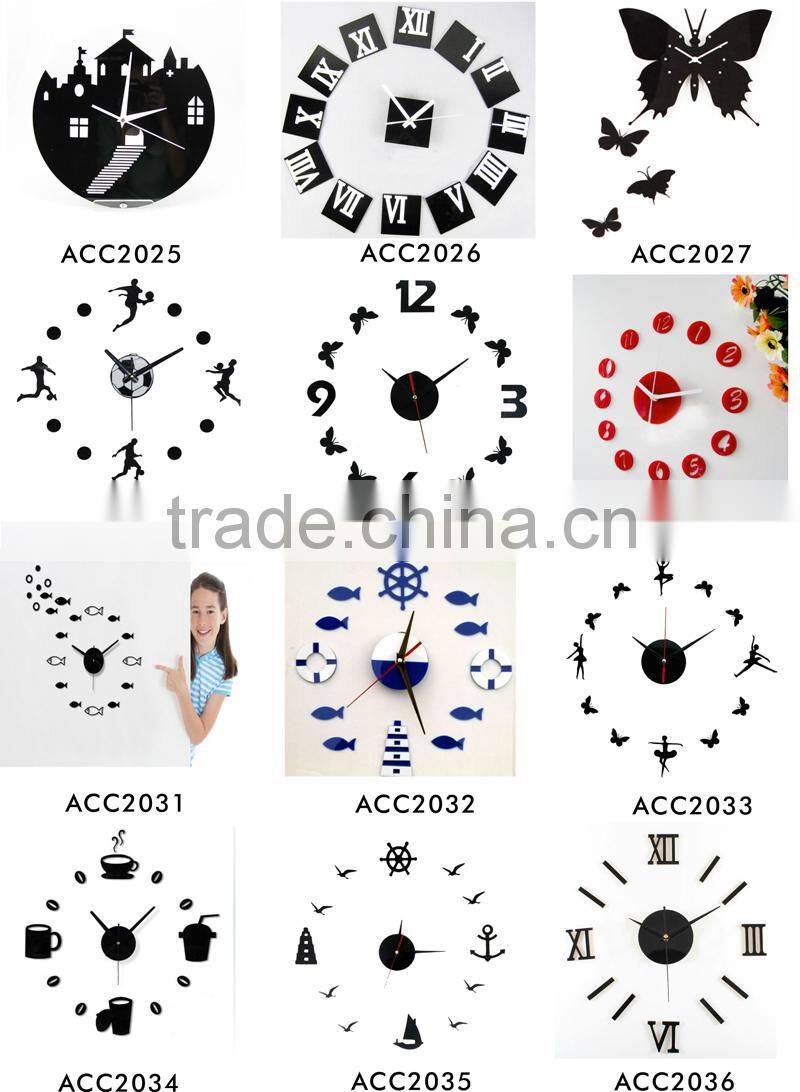 ACC2007 2015 new arrival DIY acrylic clock