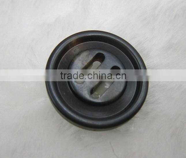 Sedex Audited Factory 2 Pillar Oval Shape Hole Resin Button for military garment, polyester military garment button