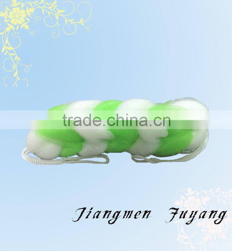 beautiful colorful bath puff