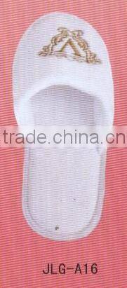 high quality white washable indoor slipper hotel slipper
