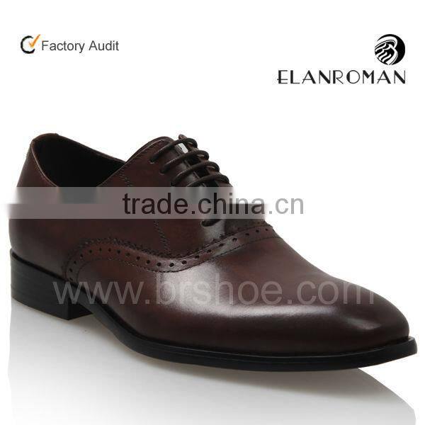 Men footwear in dress shoes style and genuine leather