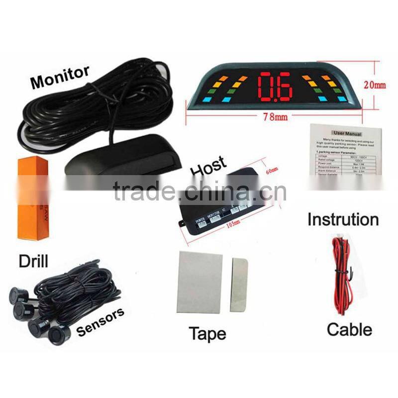 shenzhen factory supply parking sensor BIBI human voice parking sensor LED parking sensor