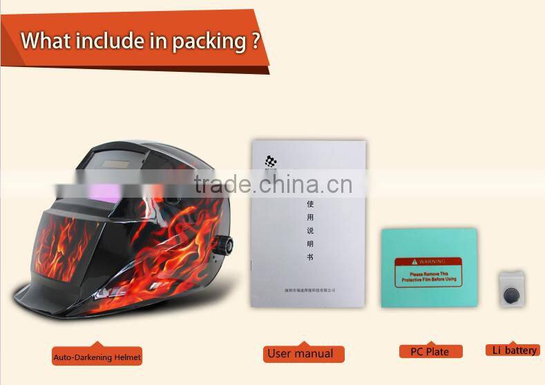 Riland Tech Professional Protective auto darkening Mask speedglas welding helmet