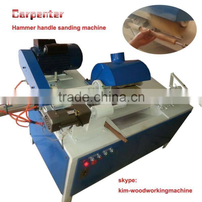 CBJ-S automatic feeding and semi automatic wooden hammer handle sanding machine