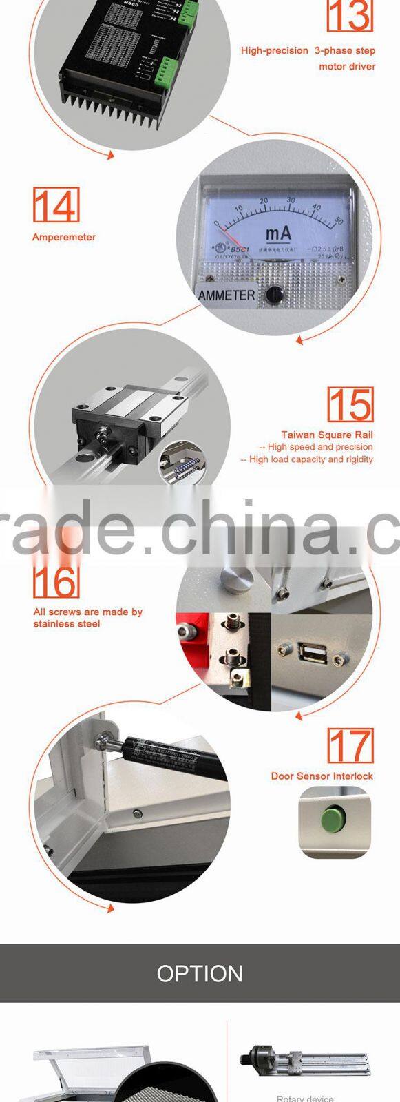 co2 laser engraving cutting machine engraver 100w