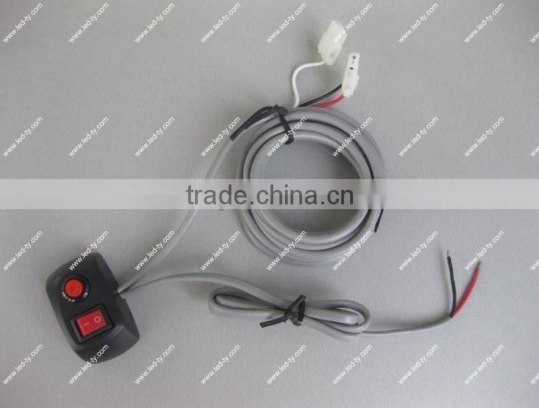 12V HIDE AWAY 8-LED RED FLASHING STROBE LIGHT FOR GRILLE/BAR/ROOF LAMP KIT