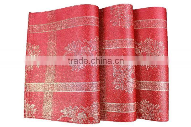 100% Polyester Elegant Design Customized Christmas Placemat