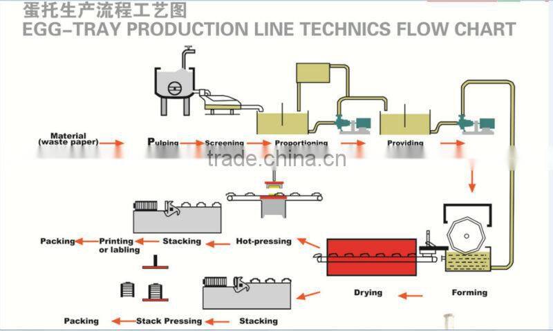 Paper Pulp Automatic Fruit Tray Production Line
