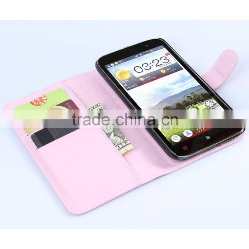 Keno Premium Wallet Hard Case for Lenovo A850 Flip Leather Case