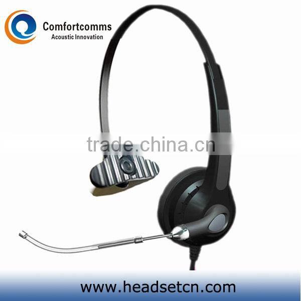 High quality call center telecommunication professional headset with RJ9 plug for telephone system HSM-902FPQDRJ