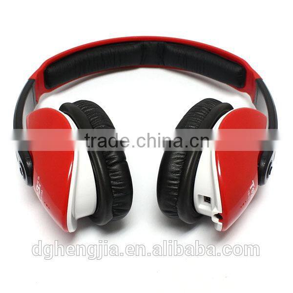 Big Soft Headband Headphone Factory Directly Produce Headset TF Card Headphone with FM Radio